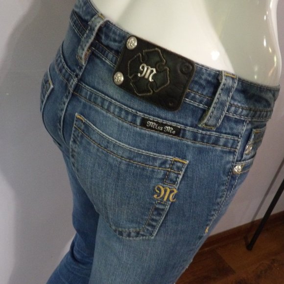Miss Me Mid Rise Skinny Jeans Sz 1/2 (26) - Picture 8 of 15